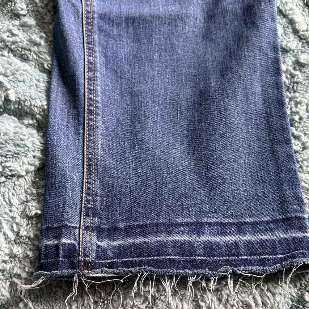 Oat New York Flare Jeans in Classic Blue - Picture 3 of 5